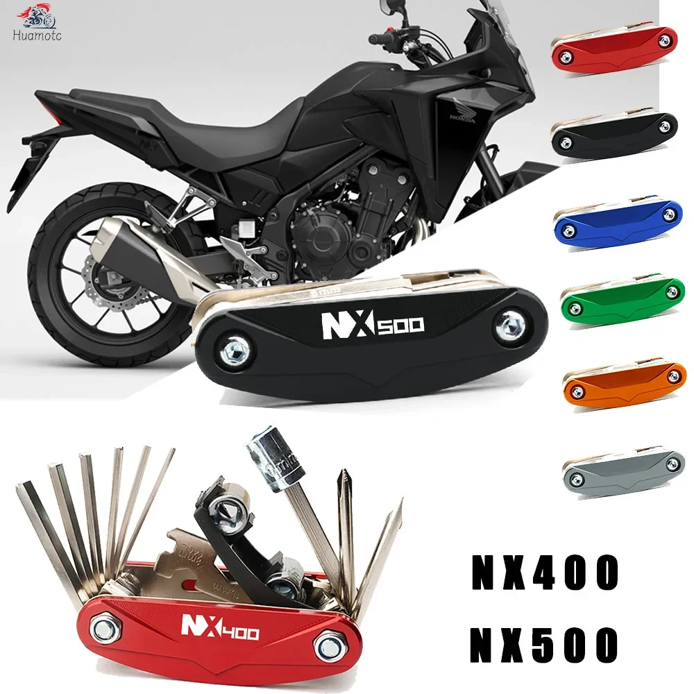 لهوندا NX400 NX500 NX 400 NX 500 أداة متعددة الوظائف الجمع أداة إصلاح مفك مجموعة أداة دراجة نارية الملحقات