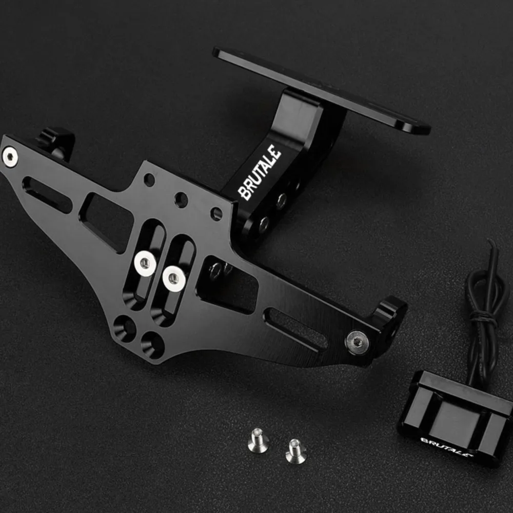 

For MV AGUSTA BRutale 800 BRutale800 RR 2013-2024 Motorcycle Rear License Plate Bracket Holder LED Turn Signal Lights Accessory