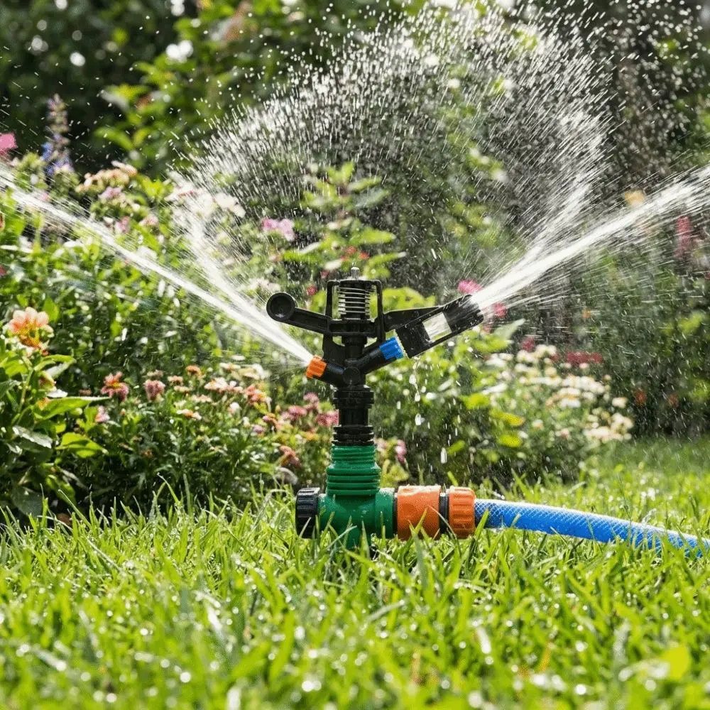 360 Degree Rotating Rocker Sprinkler Adjustable Automatic Rotary Water Spray Nozzle 1/2 Inch Thread Efficient Water