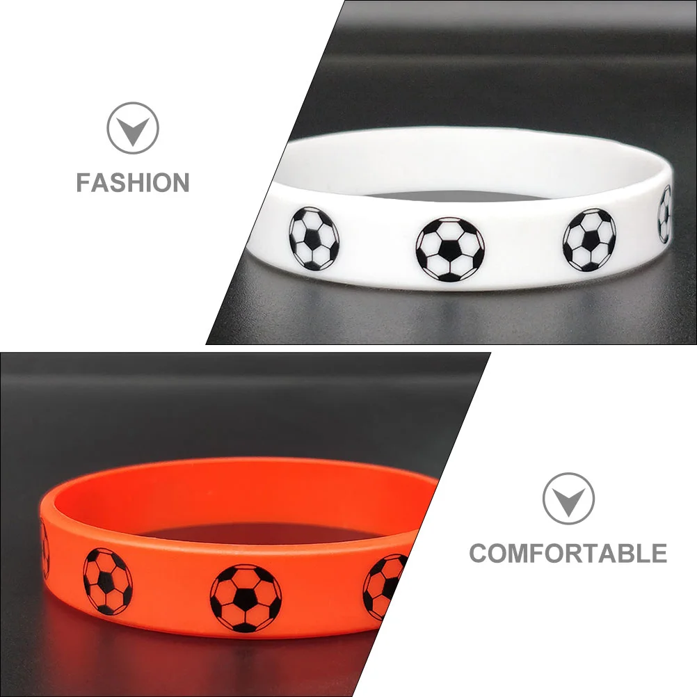 16 Pcs Football Bracelet Compact Wrist Soccer Wristband Bracelets Decorative Accessories for Girls Delicate Chic Wear-resistant