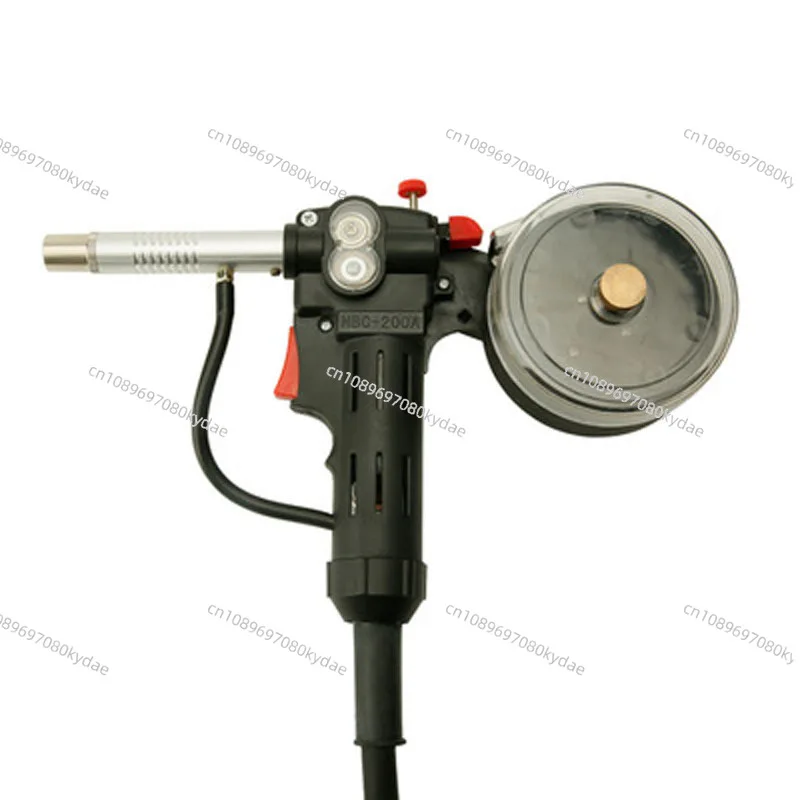 

10Ft MIG Welder Spool Gun Wire Feeder for Aluminum Welding with Euro Connection Standard Spool 24V DC Motor Free Nozzle