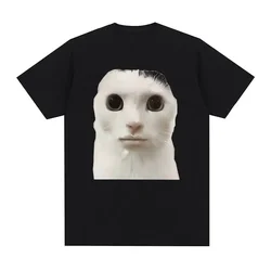 I Got Too Silly Cat Funny Meme. Casual street wear fashion Harajuku summer men and women universal short-sleeved T-shirt