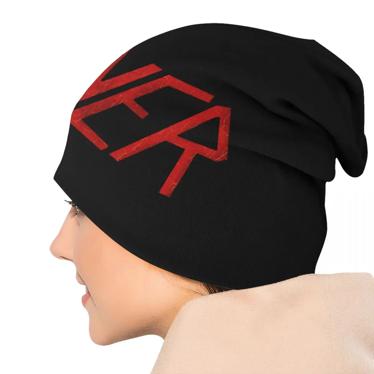 Personnalisé Heavy Metal Rock Slayers Lettre Skullies Bonnets Casquettes Streetwear Hiver Hommes Femmes Tricot Chapeau Unisexe Adulte Bonnet Chapeaux