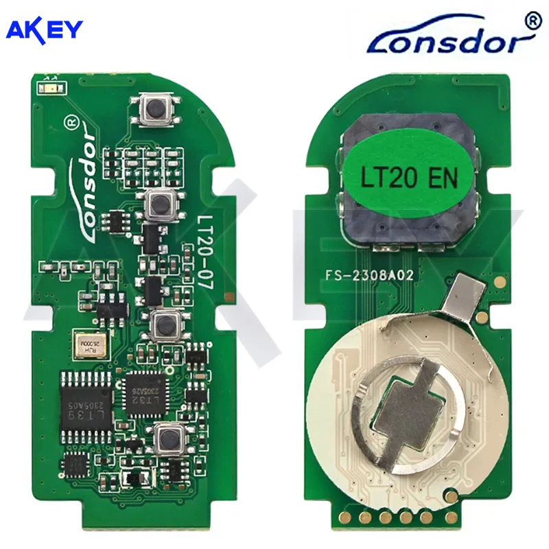 Keyless Go Car Key Lonsdor LT20-07EN For Lexus RX ES300h ES200 LS500 LS500H 0440 8A AA A9 BA Chip 312/314.3Mhz 433.58/434.42MHz