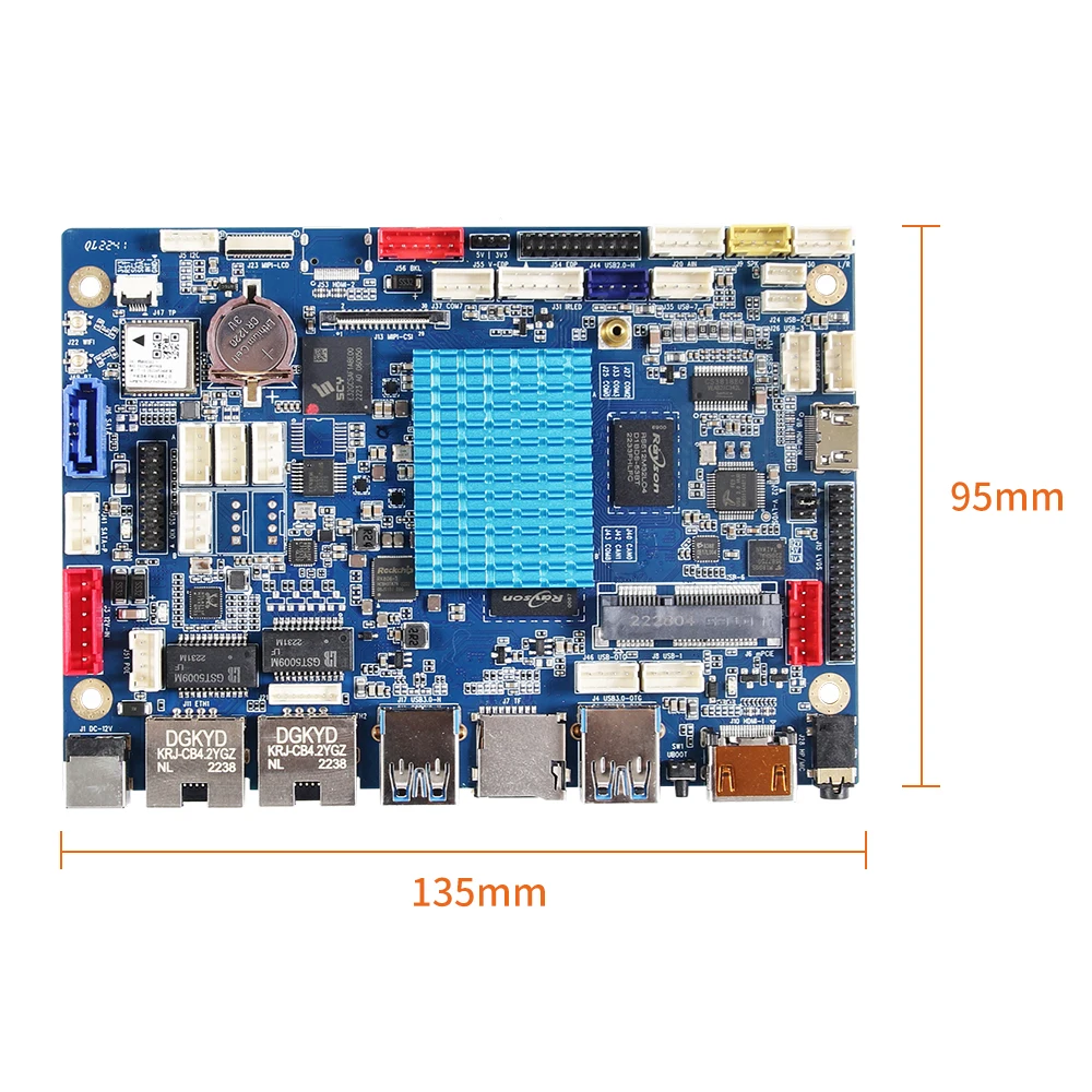 

Плата разработки Liontron Rockchip RK3588 с PCIe, 2.5G Ethernet, 32 ГБ LPDDR4X, поддержка Linux Debian 11, Android 12, Ubuntu 20.04