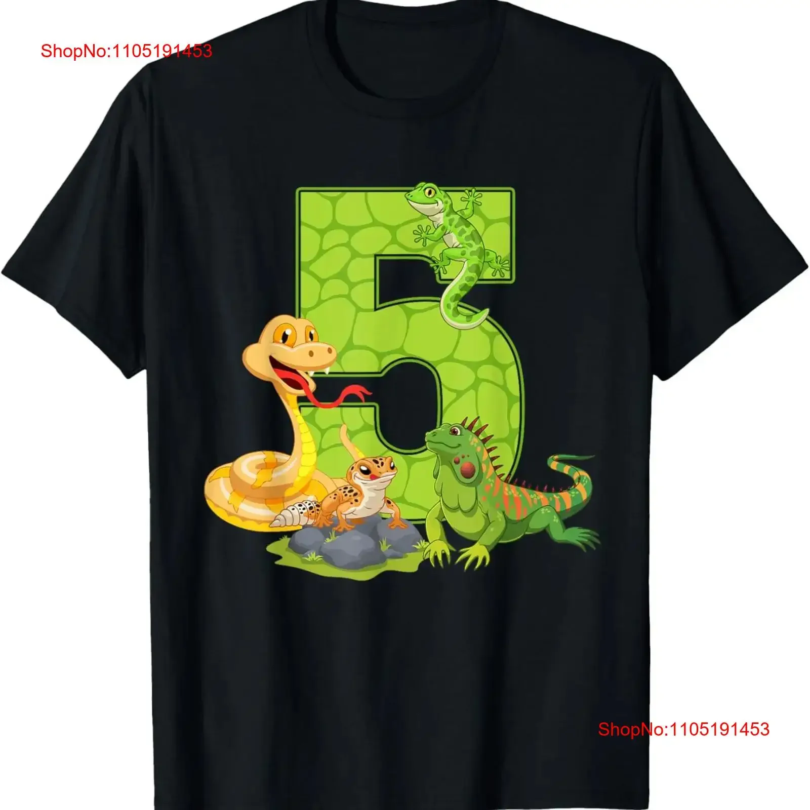 

5-летие, змея, ящерица, рептилия, 5-летняя праздничная футболка, винтажная стираная дизайнерская одежда, стильная, удобная, повседневная, унисекс
