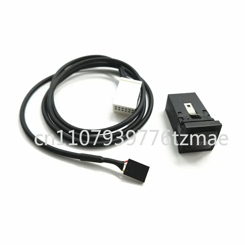 5KD 035 724 A Car AUX Switch Plug Adapter + Connection Harness For VW Bora Sagitar Golf MK 6 MK 5 Scirocco Touran Jetta MK 5