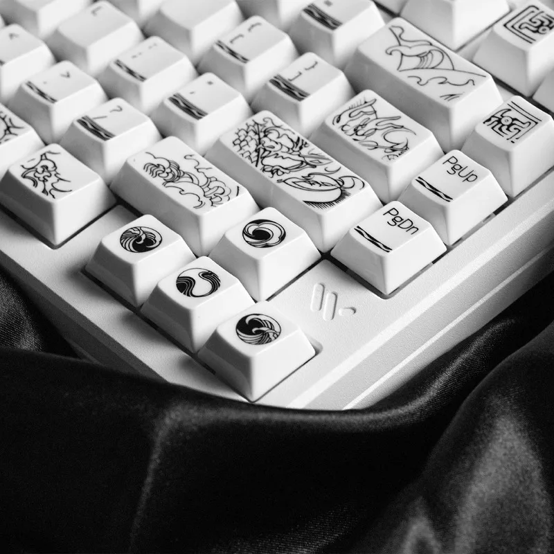 Womier Ceramic Keycaps Set Cherry Profile Longteng Sihai Customized Keycaps for Mechanical Keyboard Pc Gamer Accessories Gift