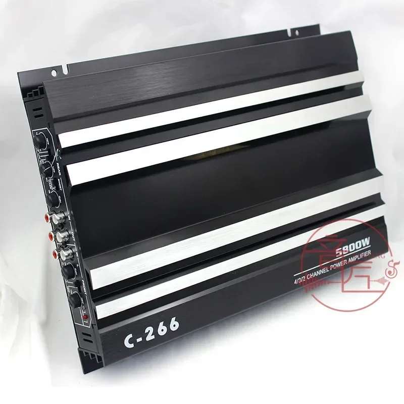 Durable High Power Car Audio Power Amplifier C-266 Quad 4 Channel Car Amplifier 5800W