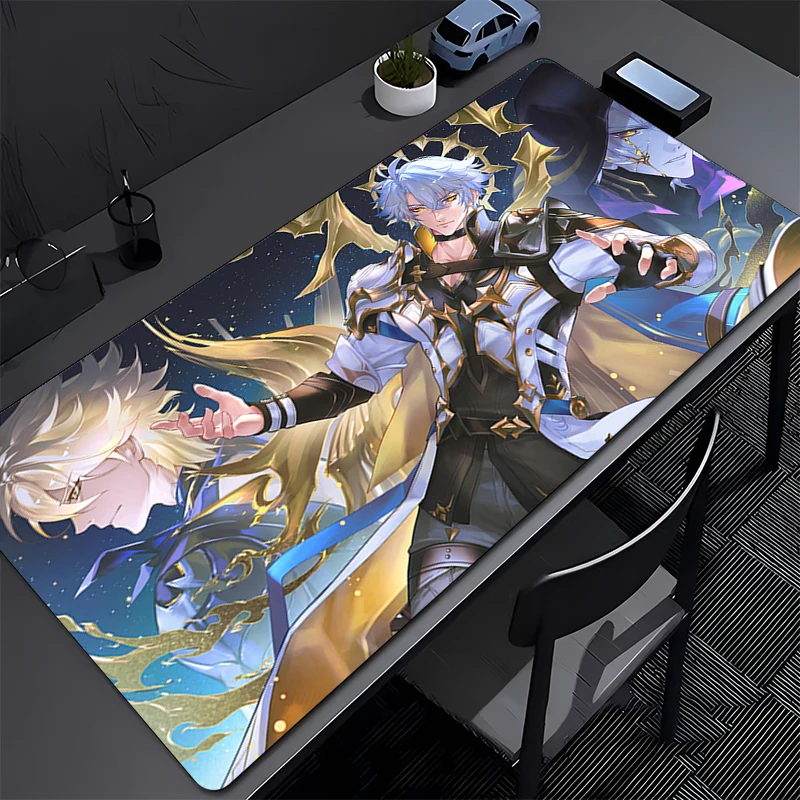 Mouse Pad Computer Honkai Star Rail Phainon Extended Desk Mat Laptop Cool Anime Gamer Keyboard Pad Gaming Accessories Mousepad