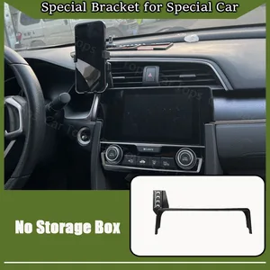 Auto Montage für Honda Civic, 10. Gen, 2016-2021, FC, FK, 2019, mobile Unterstützung, Unterstützung fester Bildschirm, Schwerkraftunterstützung, automatisches Zubehör 10 Hauptverkaufszellen Civic G10 Support - №5