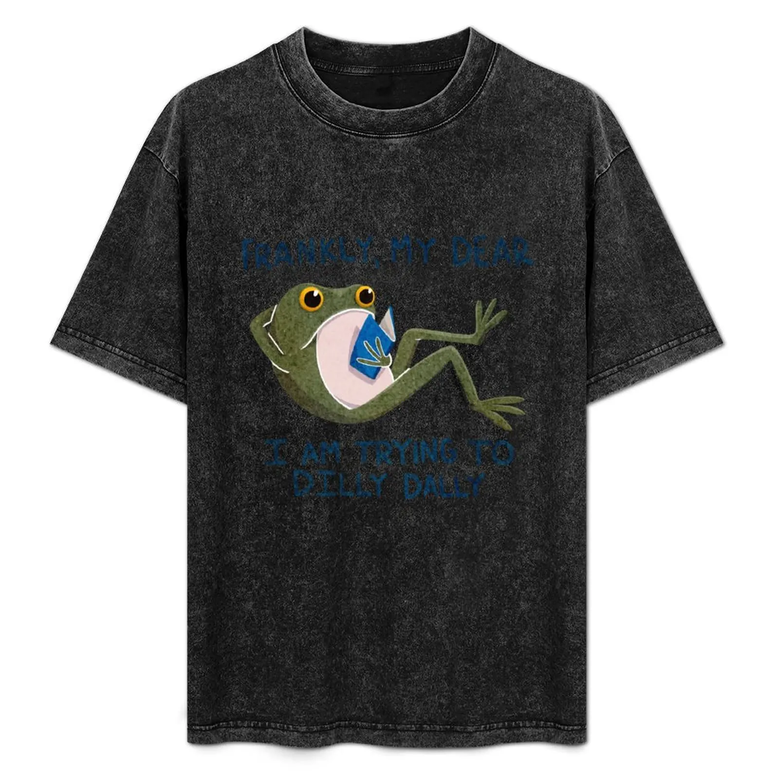 

Dilly Dally Frog T-Shirt clothes gifts for boyfriend T-shirt men