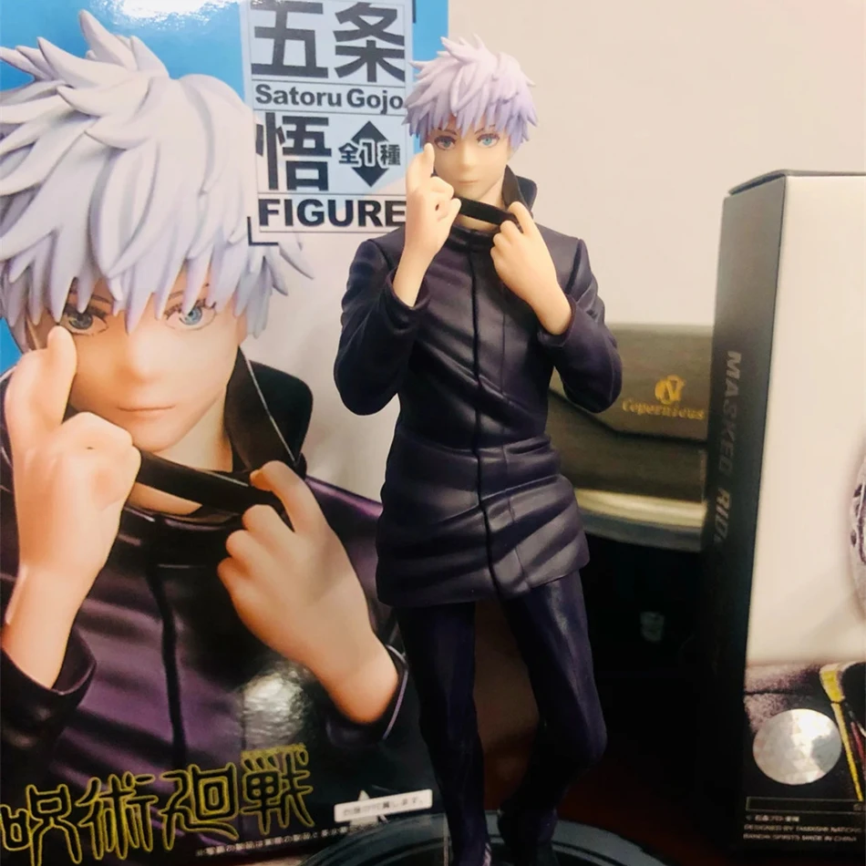 21CM Jujutsu Kaisen Anime Figur Gojo Satoru Actionfigur PVC Actionfigur Statue Kinder Sammlung Desktop Ornamente Modell Spielzeug