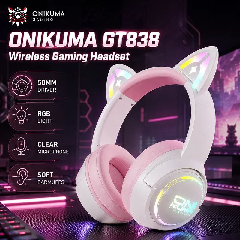 Gaming Console Apple - ONIKUMA GT838 – casque de jeu