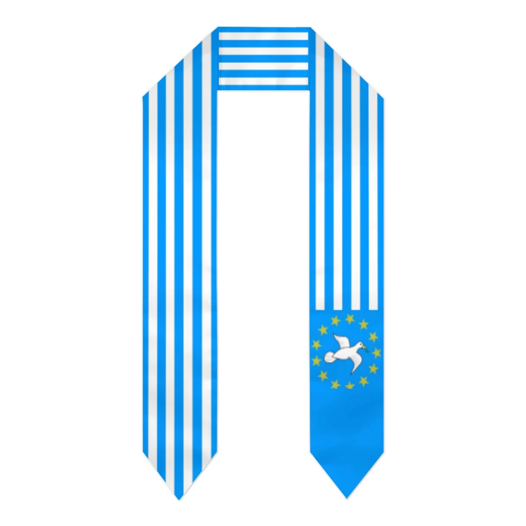 

Ambazonia Flag Thick Graduation Sash Stole Scarf Double Sided Honor Stole For Graduation Students Class Of 2024