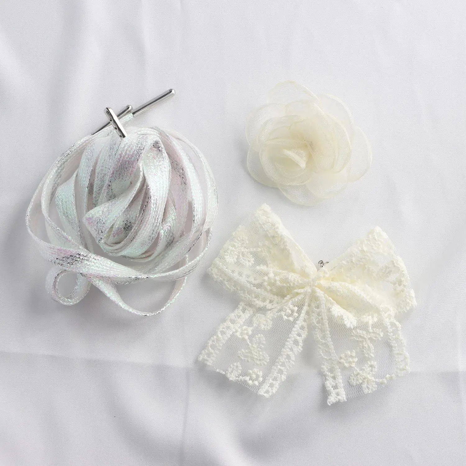 

1Pair 115cm High Quality Glitter Flat Shoelace Metal Head Shoes Laces Trendy Fashion Women Boots Sneakers Casual Canvas Shoelace