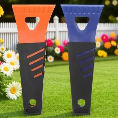 

2Pcs Snow Removal Shovel High Strength Plastic Ice Scraper Smooth Surface Car Accessory Snow Cleaning Tool Winter Essential