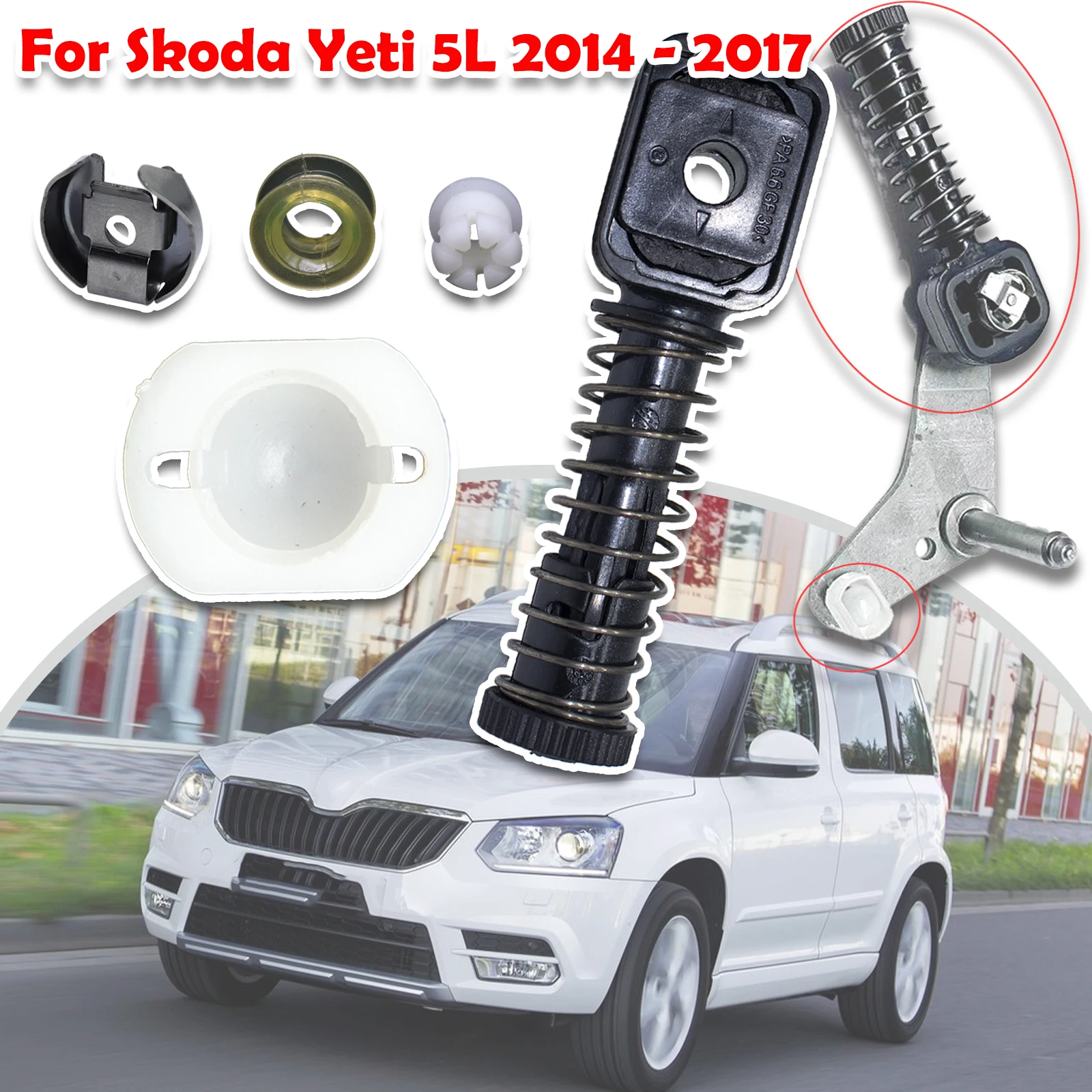 

Gear Selector Lever Mechanism Sliding Shoe Bushing For Skoda Yeti 5L Shift Rod Linkage Clip Manual Transmission Rivet 2014-2017