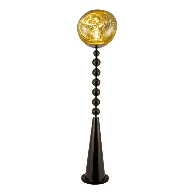 Postmodern light luxury lava living room floor lamp high value creative hotel villa decoration bedroom floor lamp