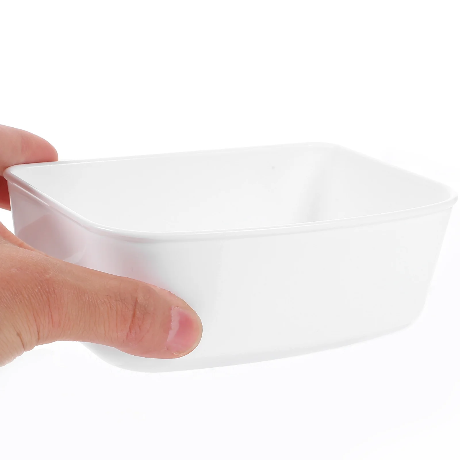 

3pcs Bird Food Feeder Bowl Plastic Cage Feed Container For Parrot Pigeon Cockatiel Durable Reusable Bird Feeding Supply