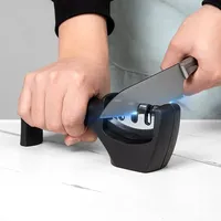 Handheld Knife Sharpener Multi-function 2 or 3 Stages Type Quick Knife Sharpen Tungsten Steel Kitchen Knives Accessories Tools