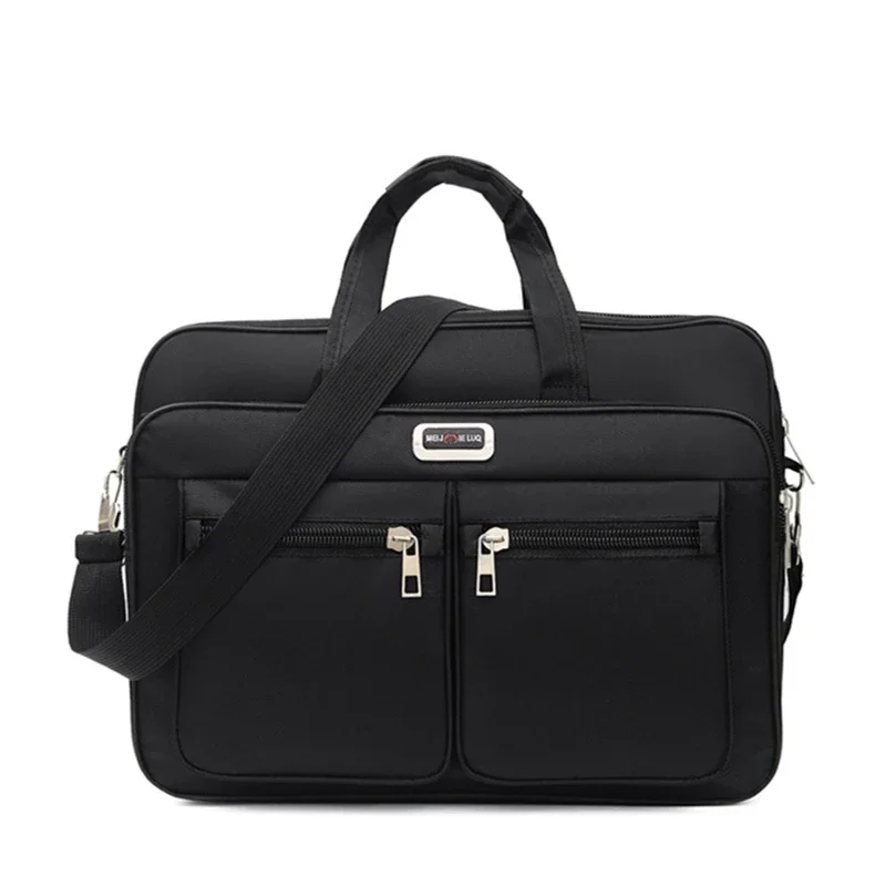 New Fashion Fashion Men Briefcases Office Business Casual Shoulder Crossbody Bag Large Capacity Handbags Youth Laptop Bags 5C