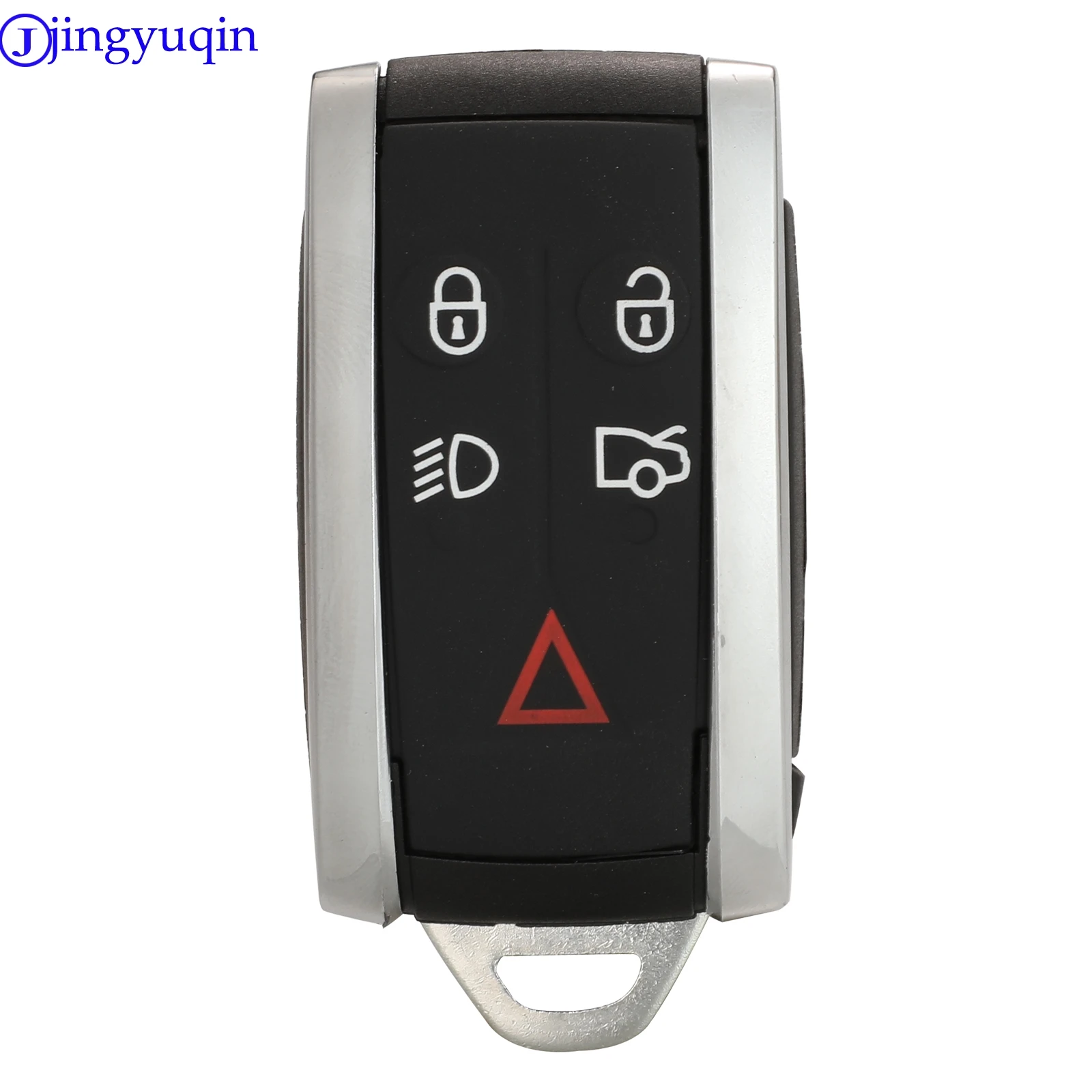 Jingyuqin 5 Bottoni Chiave A Distanza Della Copertura di Caso Per Jaguar XK XF XKR Nuovo Smart Prox Chiave Fob Borsette Caso housing + Lama