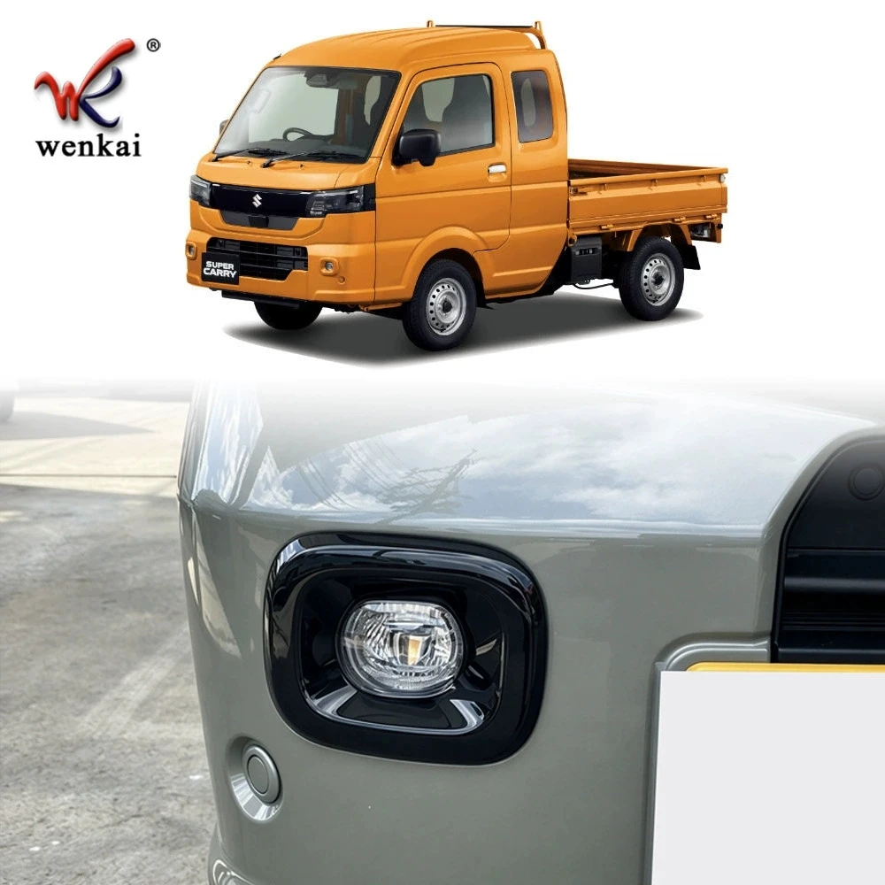 Chrome Car Front Fog Lamp Cover Frame For 2026 Suzuki Carry  Automotive Lighting Accessories