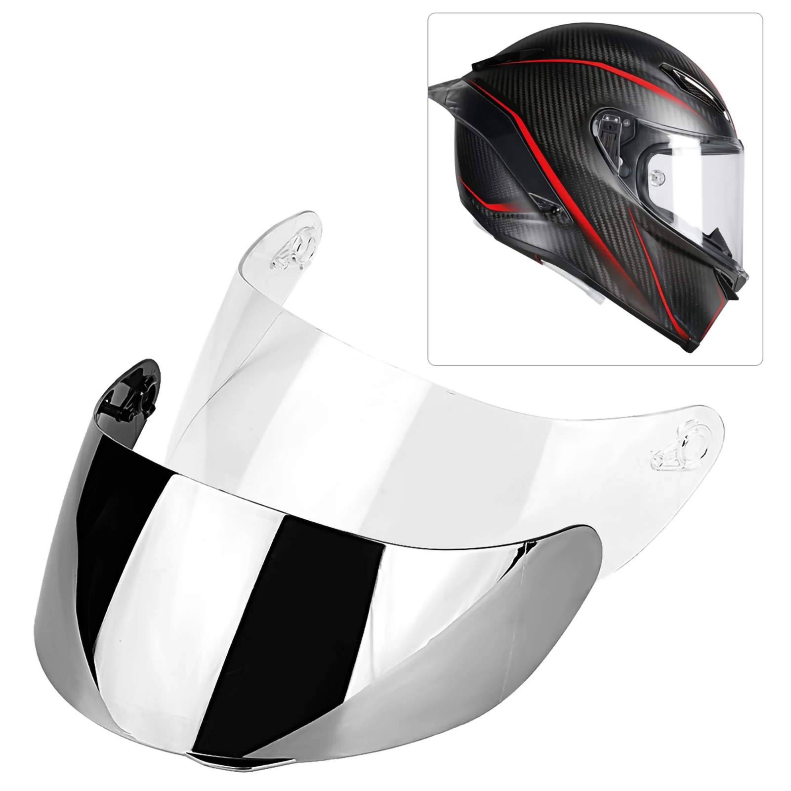 Motorcycle Wind Shield Helmet Lens Visor Shield Full Face Fit For AGV K1 K3 SV K5 K5‑S
