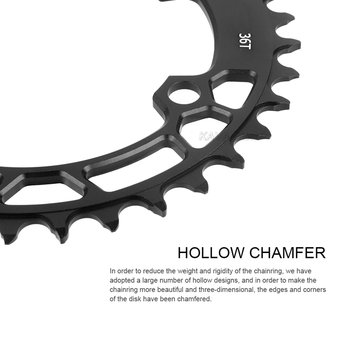 Shimano Deore 11-fach Kettenblatt M5100 Integriertes Kurbelgarnitur-Set MTB 10 11 12 Gang Pedivela 34T 36T 38T 32T Crown Fahrradkurbel – Detail 8