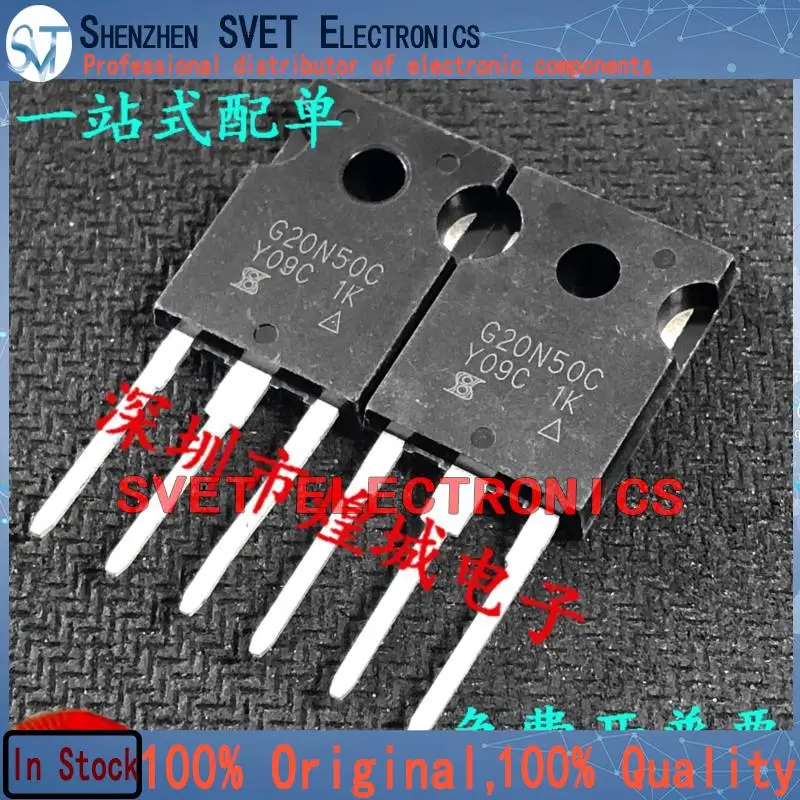 10PCS-50PCS  G20N50C SIHG20N50C TO-247 500V 20A  Original In Stock Fast shipping