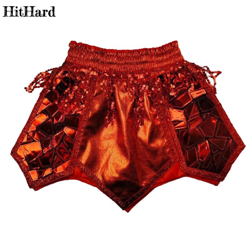 الملاكمة التايلاندية السراويل الفضة شرابة التايلاندية سراويل ملاكمة القتال كيك بوكسينغ BJJ MMA السراويل الرجال النساء الاطفال الشباب فنون الدفاع عن النفس ملابس تدريب