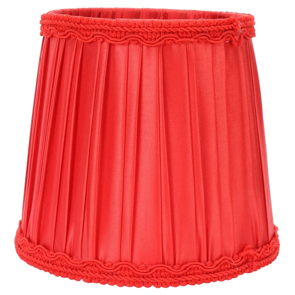 6PCS Unique Fabric Lampshade Clip On Design 4.7 inch Height Lamp Cover Wall Lamp Shade Wall Lamp