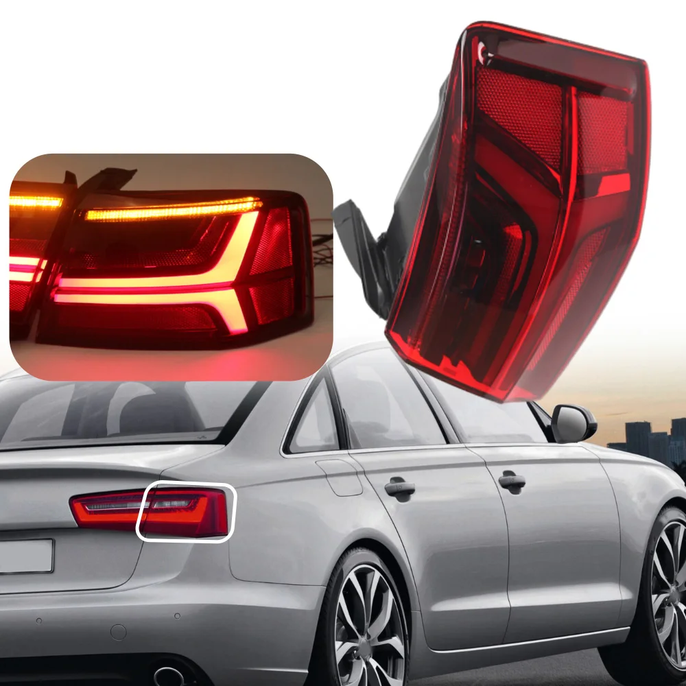 Outer Tail Light Rear Outer Left / Right For Audi A6 C7 Sedan(facelift) 2015 2016 2017 2018 4G5945093E 4G5945094E 4G5945095E