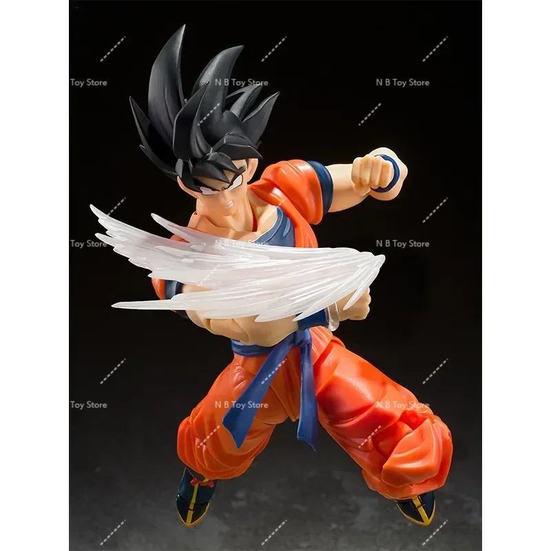 Disponibile originale Bandai Anime Dragon Ball Son Goku Effetto Gioco SHF Modello Giocattoli Action Figures Regali Ornamenti da collezione
