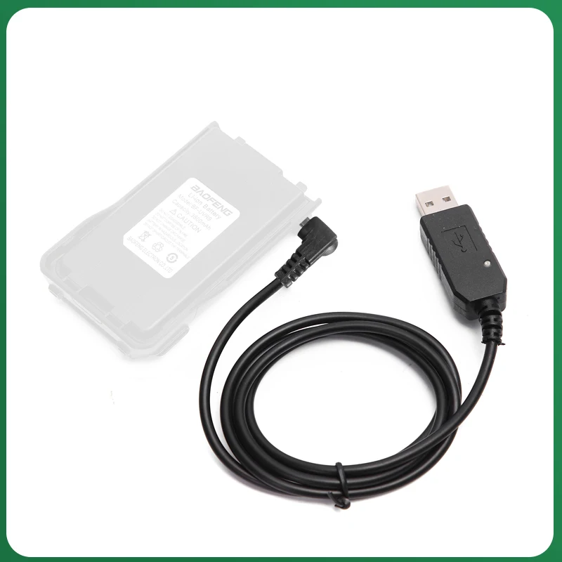 BaoFeng UV-S9 UV-5R+PLUS USB Charger Cable UV-5R UV-82 Battery Charger Cable For UV10R BF-B3 Plus AR-152 Walkie Talkie Accessory