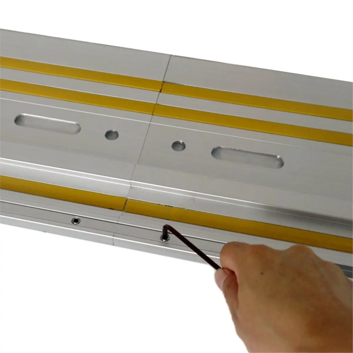 

Aluminum Guide Rail for Circular Saws - for & , Includes Clamps, 300 mm Length for Cuts