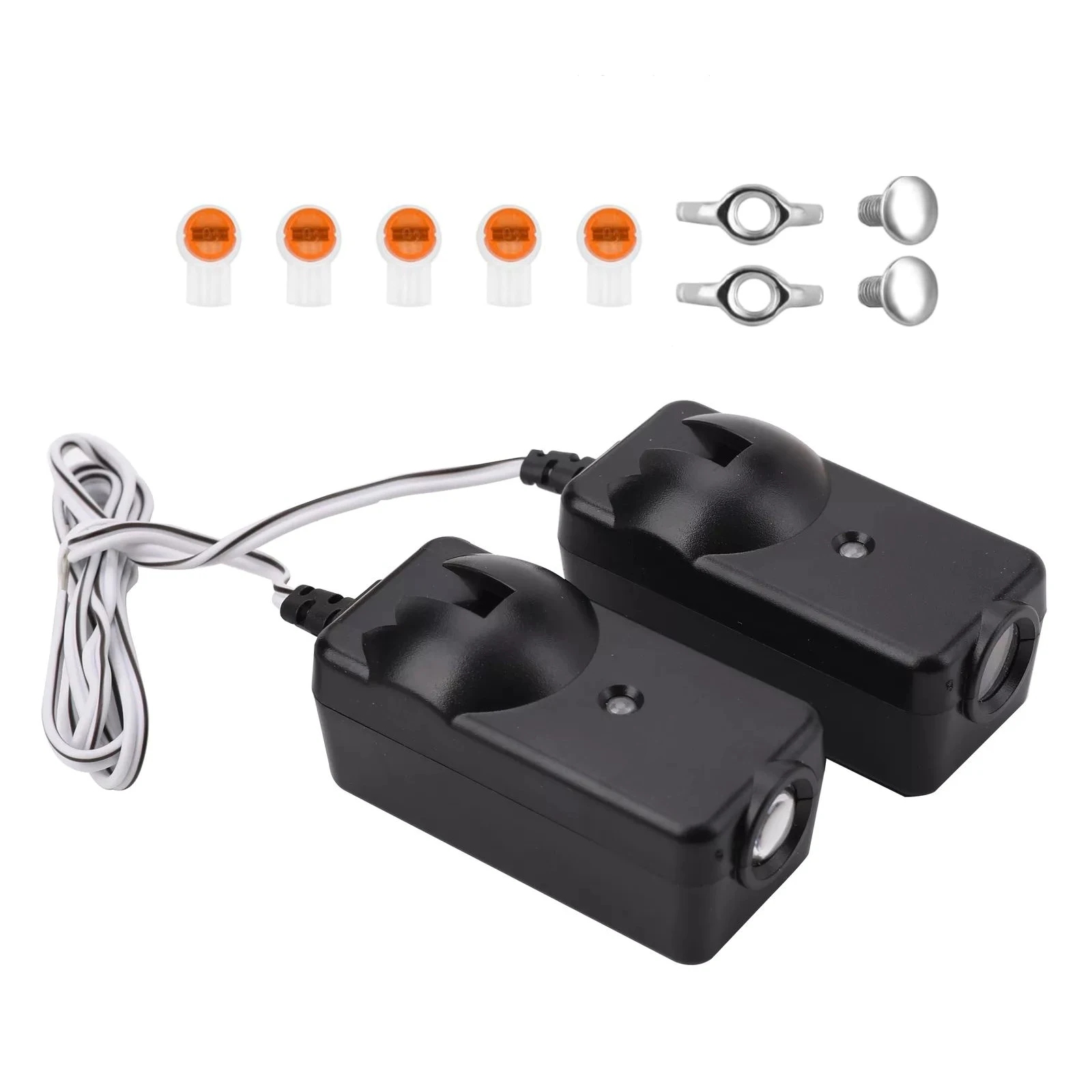 1 Juego para Craftsman 41A5034 Sensor de seguridad remoto para puerta de garaje haz de ojos Sensor de seguridad para Liftmaster para Chamberlain G801CB-P