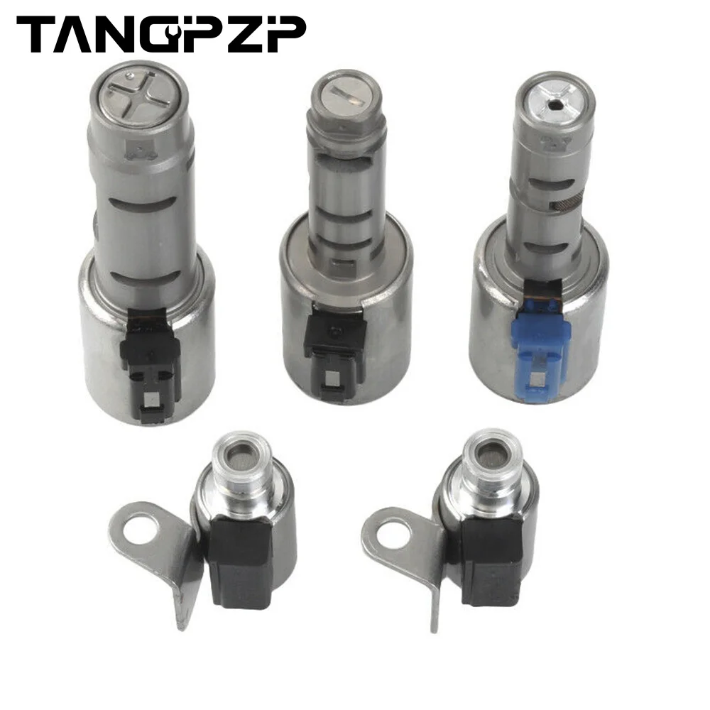 Tangpzp K313 5-teiliges CVT-Automatikgetriebe-Magnetventil-Set für Toyota Corolla 1,8 l, 2,0 l ab 2014 generalüberholt