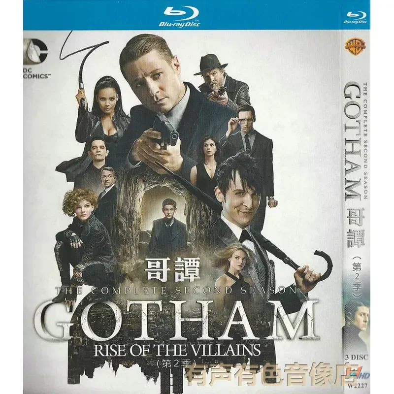 American Action Thriller Sci-Fi TV Series Gotham Seasons 1–5 Genuine High Definition BD Blu-ray 14 Discs