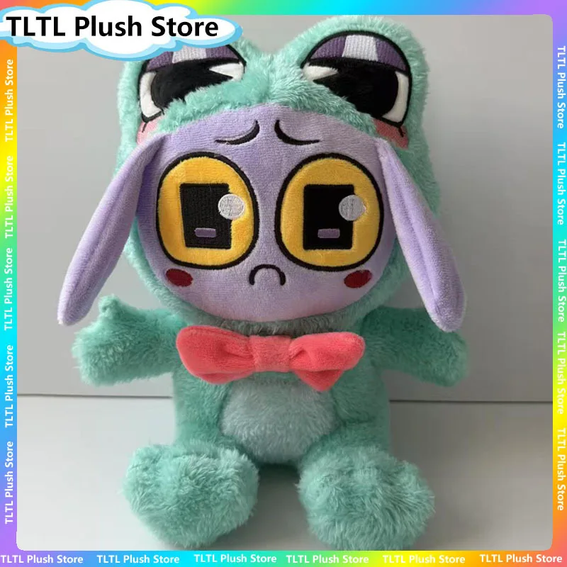 Das erstaunliche Zirkus-Frosch-Plüschtier Jax, weiche Stoffpuppe, Heimdekoration, Sammlerstück, Anime-Zubehör, Geschenk für Cartoon-Fans