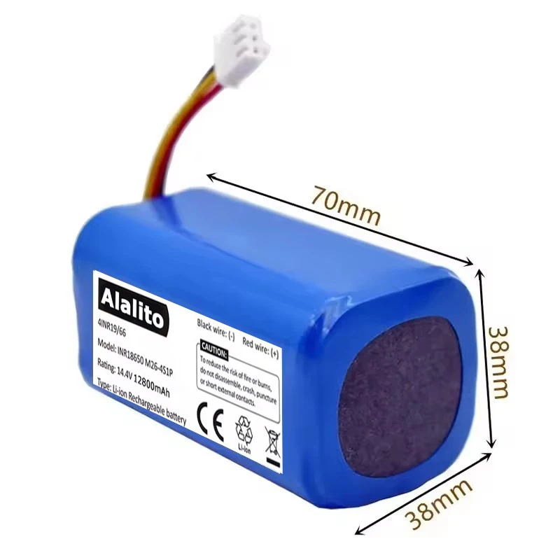 12800mAh 14.4V Battery For ABIR X5 X6 X8 R20 LIECTROUX C30B XR500 Robot Vacuum Cleaner Accessories Parts