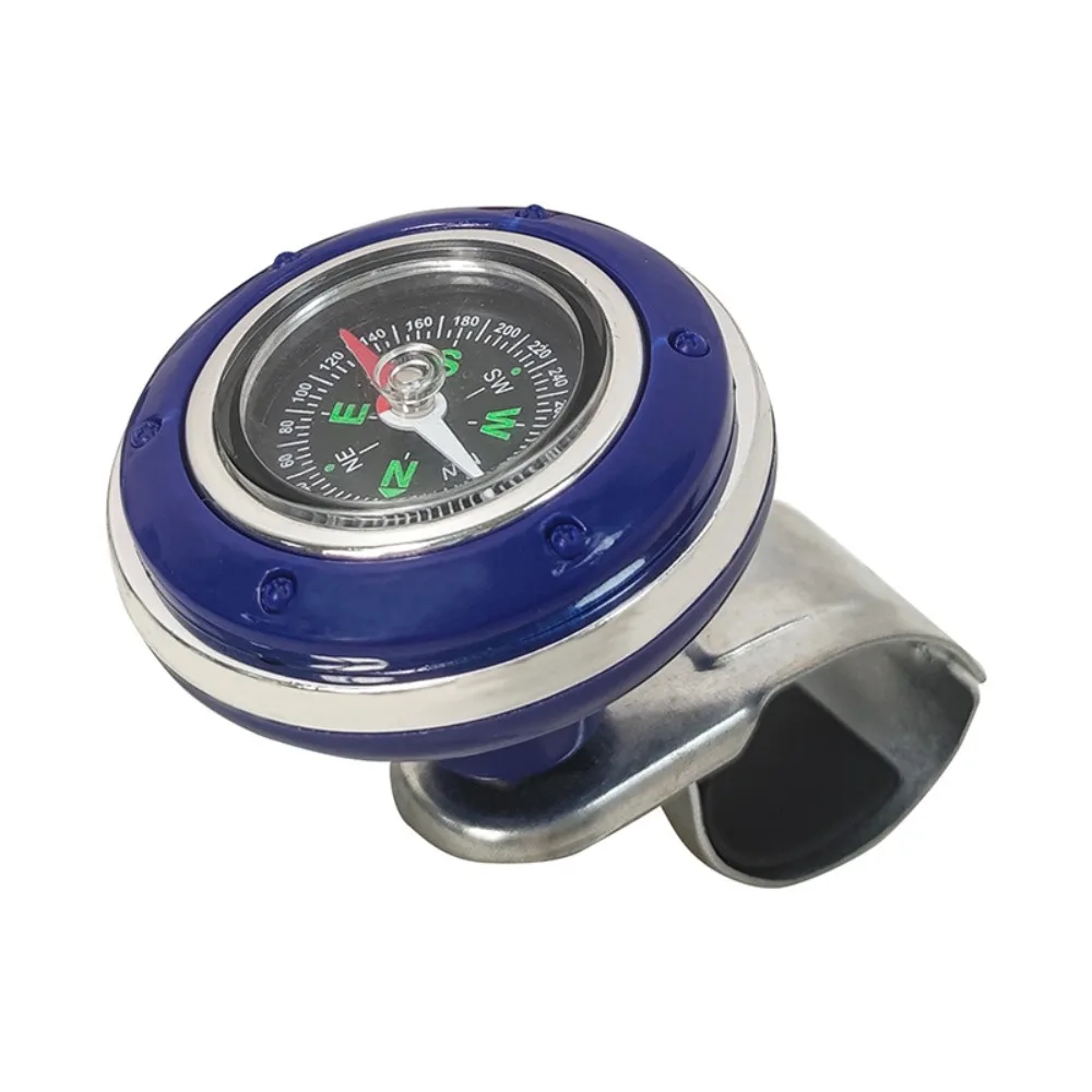 

Portable Car Control Car Steering Wheel Knob Compass Car Accessories Handle Ball Booster 360-degree ABS Spinner Knob