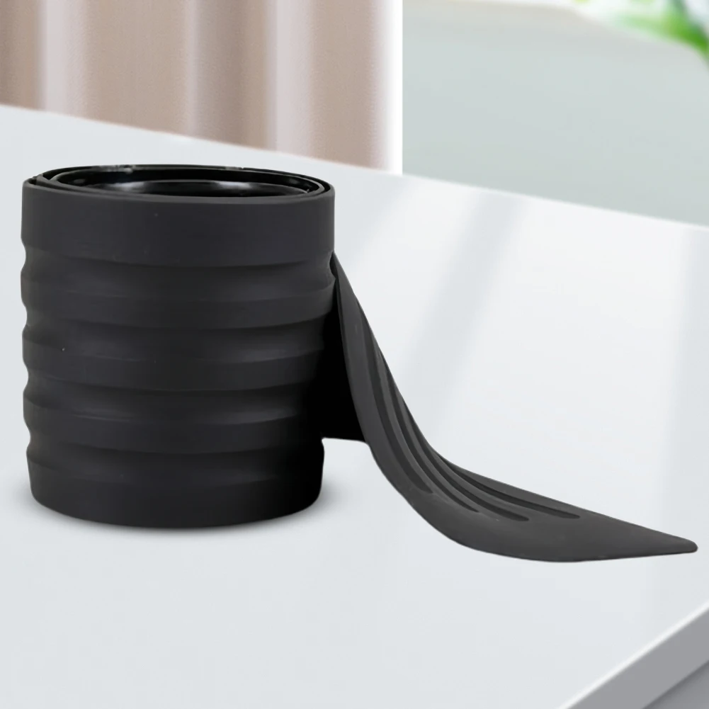 

Универсальная защитная пластина на порог багажника автомобиля, защита от царапин, защита от столкновений, резиновая полоса, защита от столкновений, автомобильные аксессуары