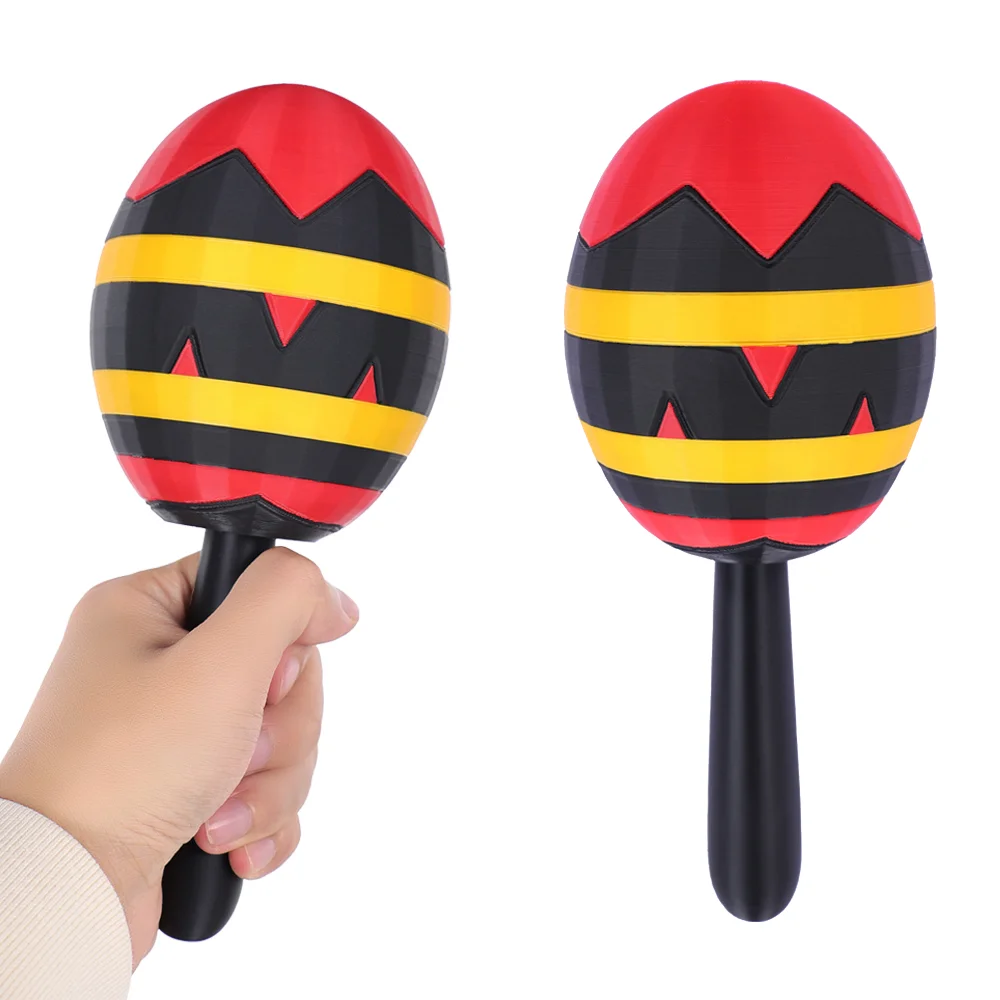 Vox-accesorios de disfraz de Maracas para niños y adultos, accesorios de disfraz de Hotel Hazzbin de dibujos animados, traje de Halloween, martillo de arena, juguete