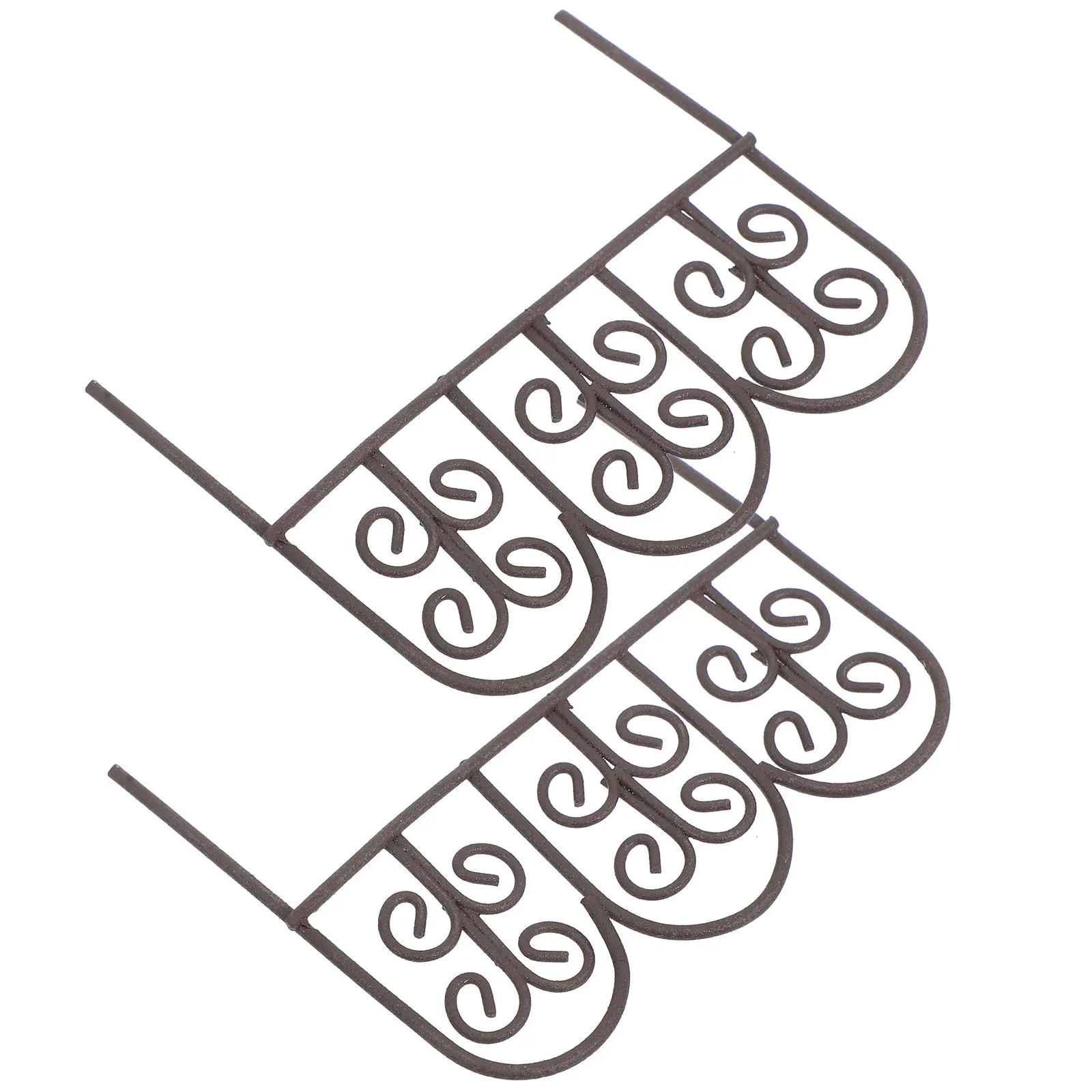 

2Pcs Mini Plant Trellis Metal Art Decorative Rack for Climbing Plants Indoor Outdoor Potted Plant Support Creative Garden