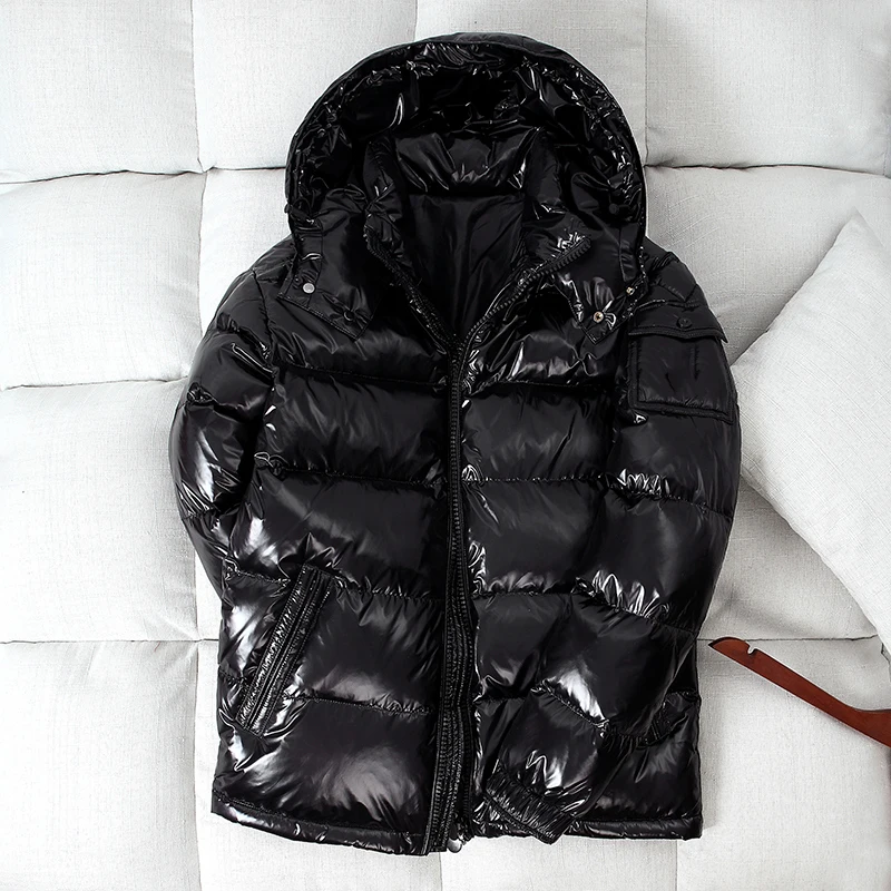 2023 New Down Jacket Youth Loose Short Hooded Clothes Korean Style Trendy Handsome Bright face Down Jacket