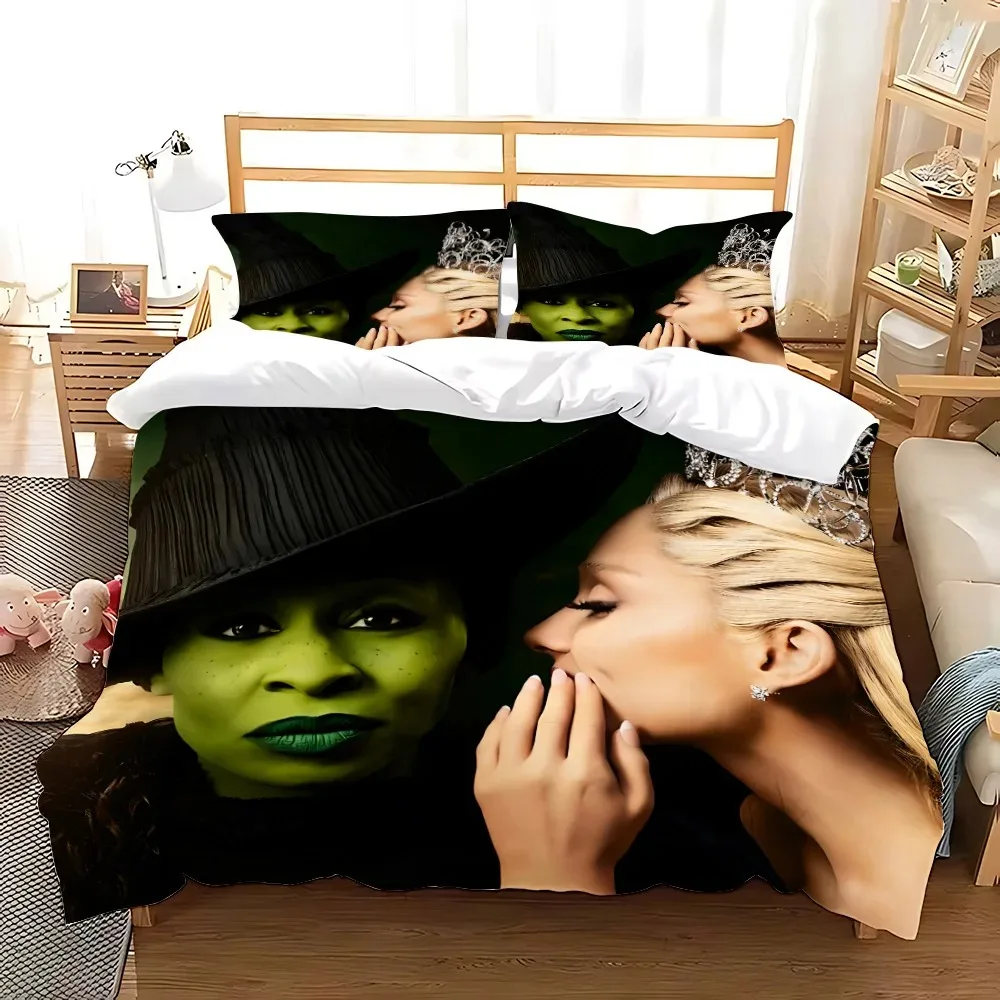 

Movie W-Wicked Witch Pillowcase Bedding Set Adult Boy Girl Bedroom Decoration Children Gift Single Double Large Size