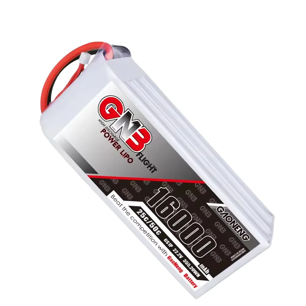 New Arrival GAONENG GNB 16000mAh 6S 25C 22.2v Lipo Battery XT90 Plug Battery