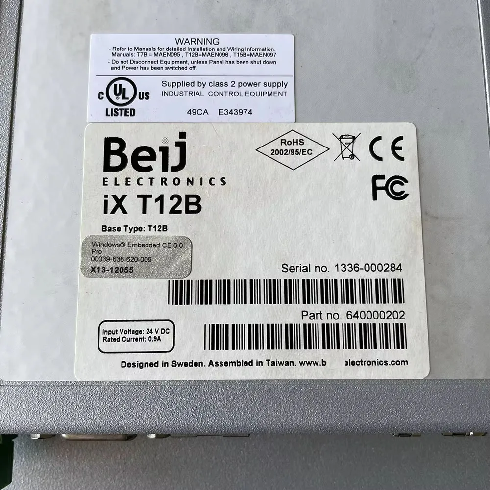 Panel táctil iX T12B para Beijer iX T12B